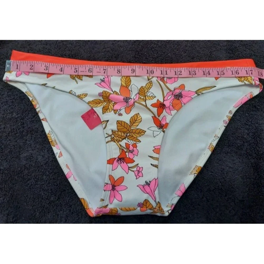 Xhilaration Women's XL Bikini Bottoms Floral Pattern